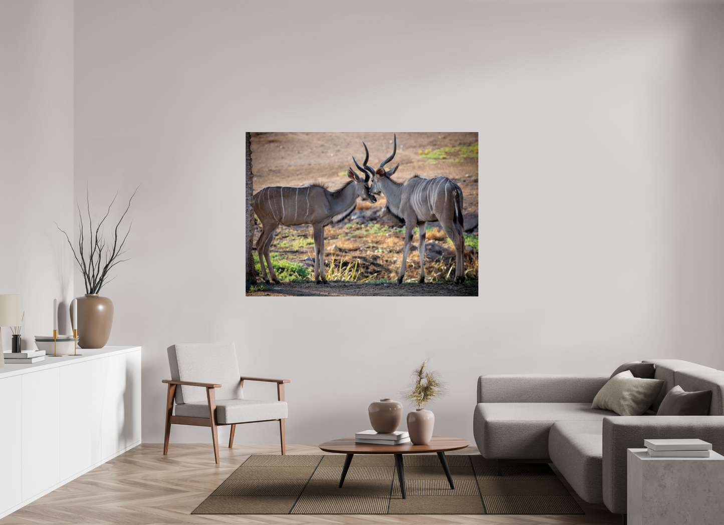 66.5 x 47″, Photo Print Under Acrylic Glass Love You, Too