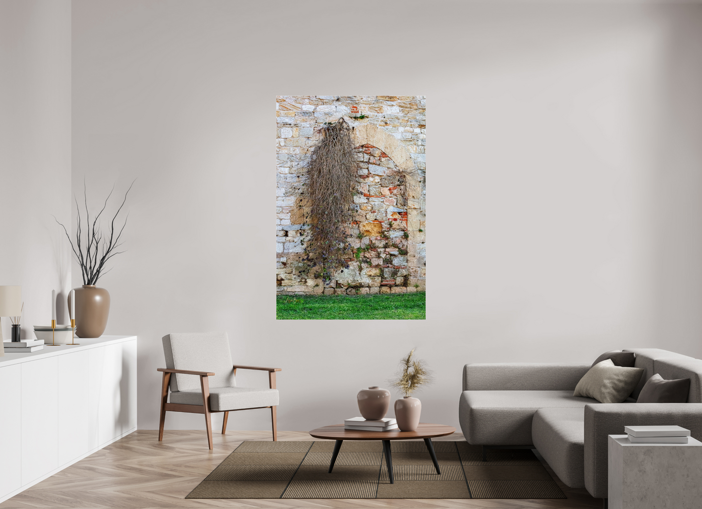 44 x 66″, Photo Print Under Acrylic Glass City Wall of Pisa