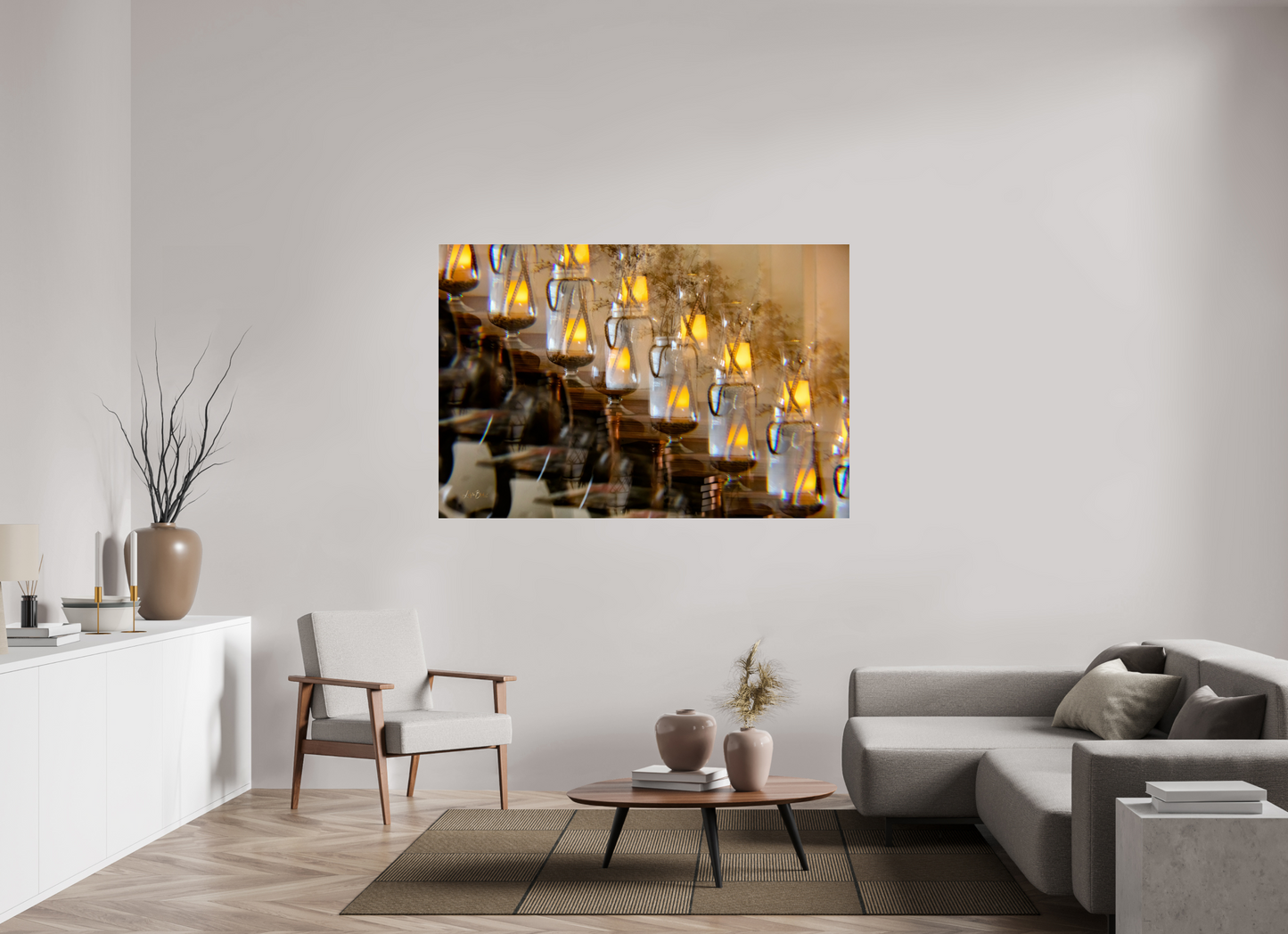 66 x 44″, Photo Print Under Acrylic Glass Kaleido Slope
