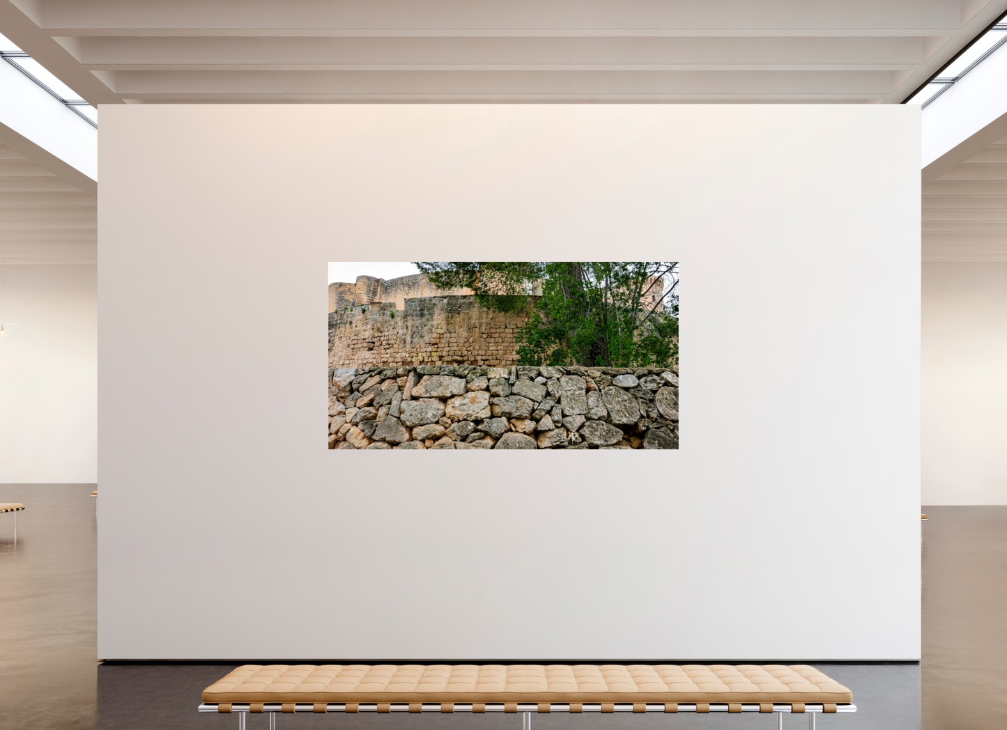 87.9 x 47″, Photo Print Under Acrylic Glass Spain Castle VIII