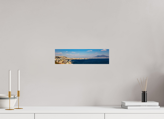 14.6 x 4″, Photo Print Under Acrylic Glass Naples Shoreline