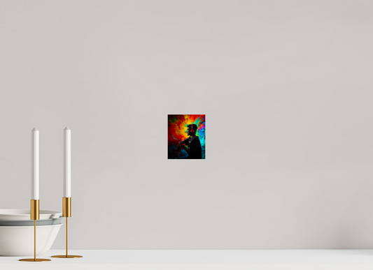 4 x 4.8″, Photo Print Under Acrylic Glass Groovin' and Movin'