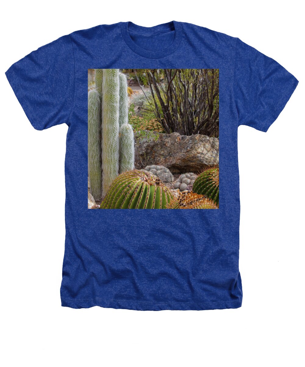Cacti III Closeup - Heathers T-Shirt