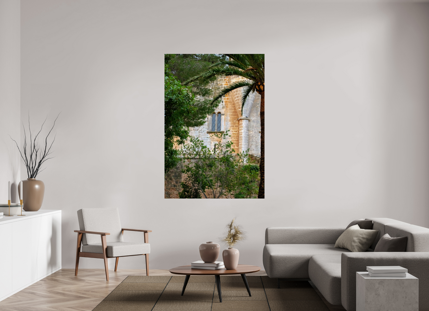 47 x 68.1″, Photo Print Under Acrylic Glass Spain Castle II