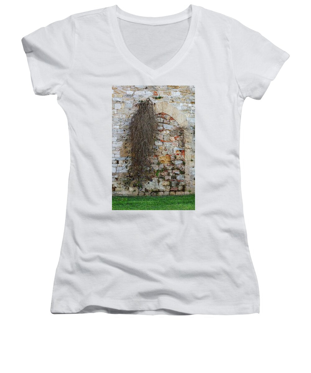 City Wall of Pisa - Women's V-Neck