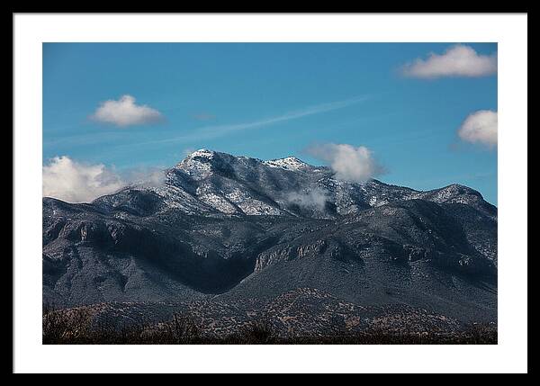 Cumulus Clouds Arizona - Framed Print