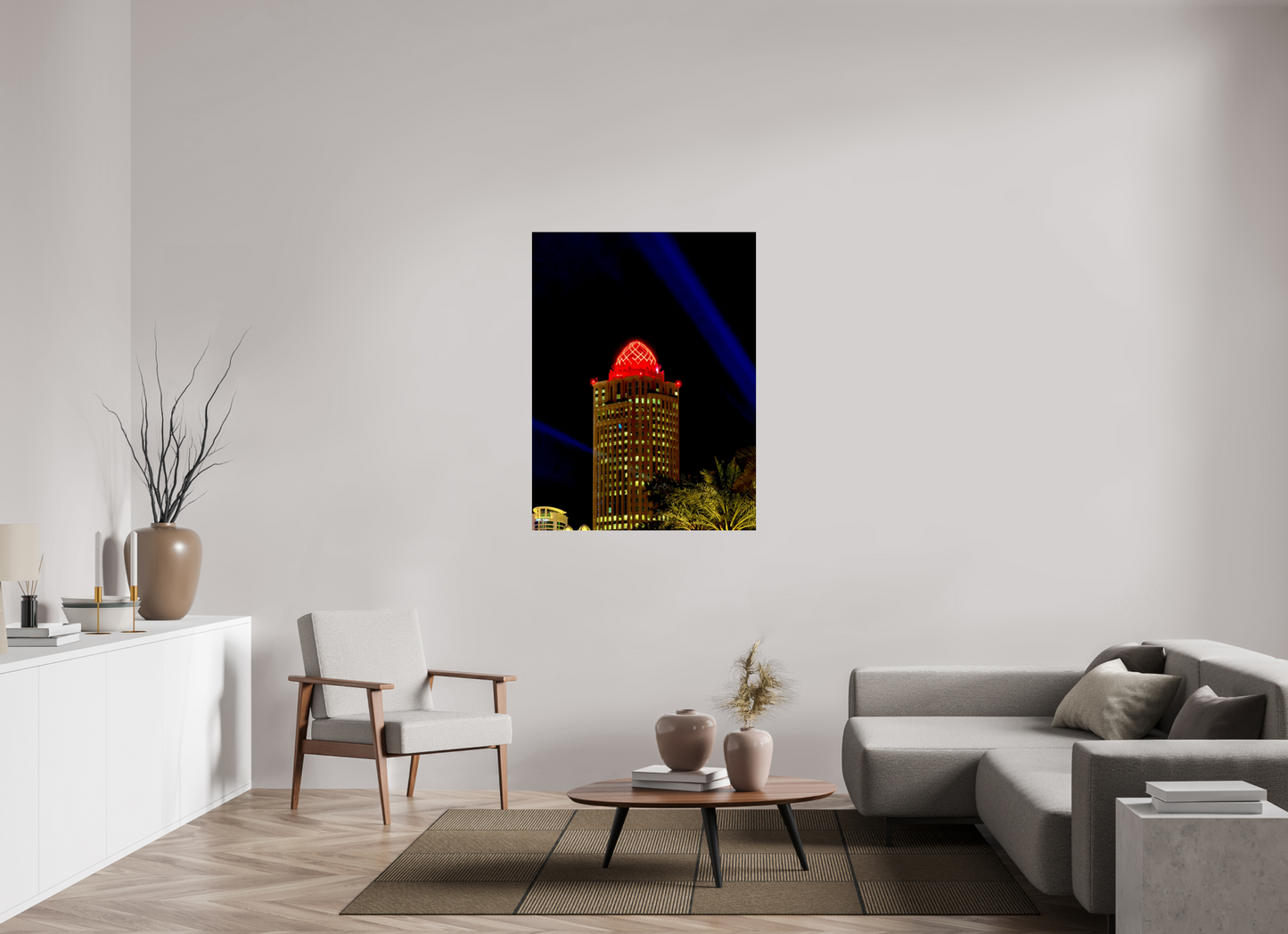 36 x 48″, Photo Print Under Acrylic Glass Red Top