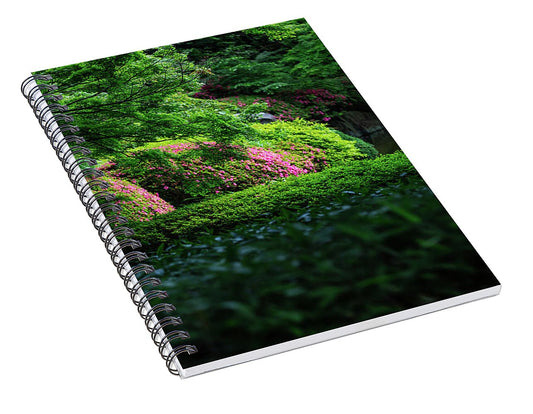 Gardens of Tokyo II - Spiral Notebook