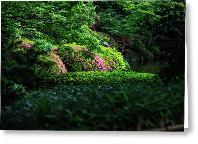 Gardens of Tokyo II - Greeting Card
