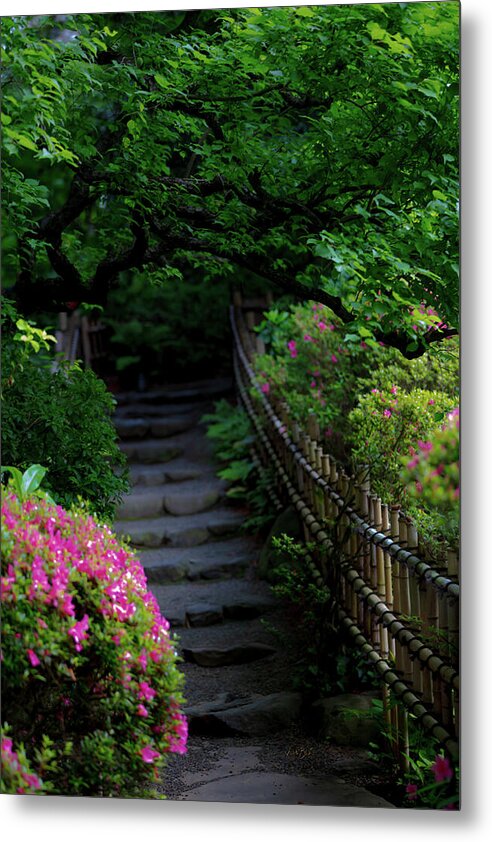 Gardens of Tokyo III - Metal Print