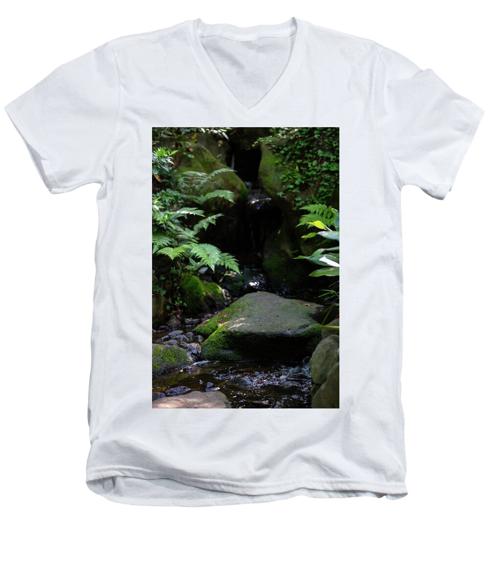 Gardens of Tokyo IV - Men's V-Neck T-Shirt
