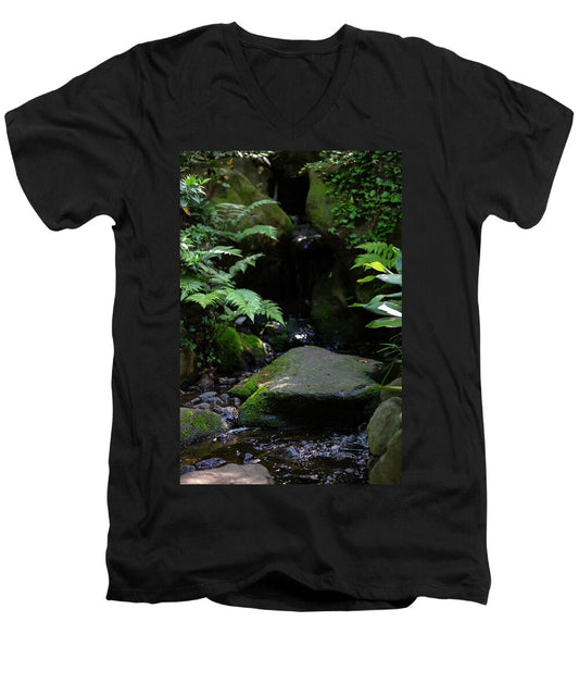 Gardens of Tokyo IV - Men's V-Neck T-Shirt