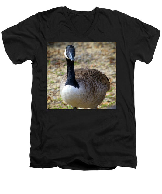 Lake Rim Goose - Men's V-Neck T-Shirt