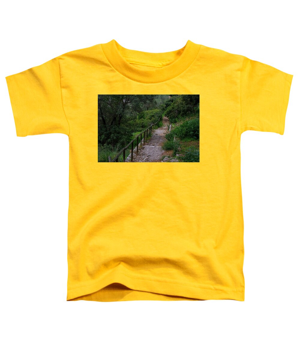 Hillside View from Spain Castle Gardens III - Toddler T-Shirt