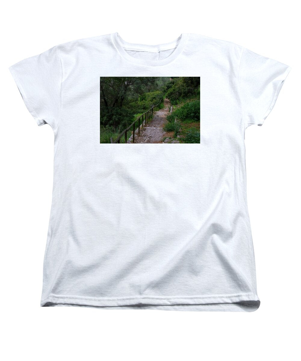 Hillside View from Spain Castle Gardens III - Women's T-Shirt (Standard Fit)