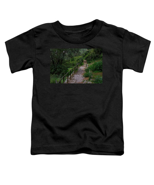 Hillside View from Spain Castle Gardens III - Toddler T-Shirt