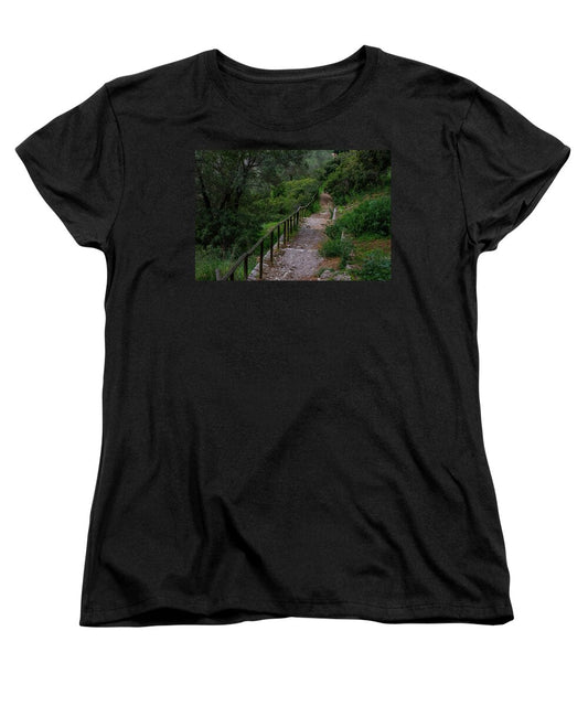 Hillside View from Spain Castle Gardens III - Women's T-Shirt (Standard Fit)