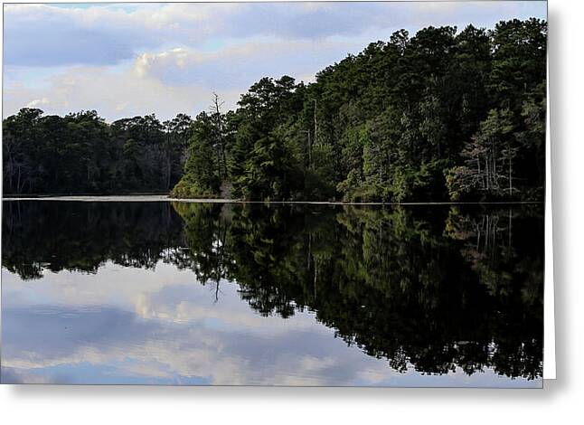 Lake Rim of North Carolina II - Greeting Card