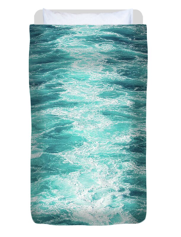Off the Coastal Waters of Italy - Duvet Cover