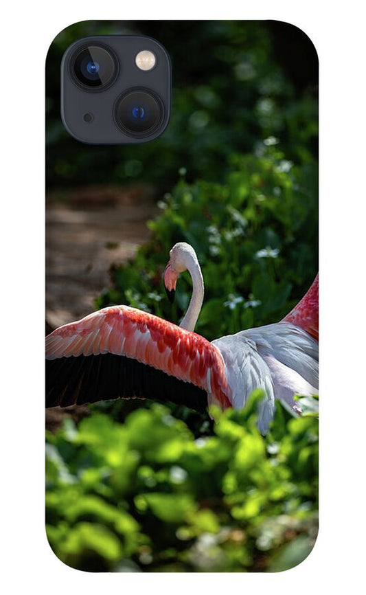 Reverse Fly Flamingo - Phone Case