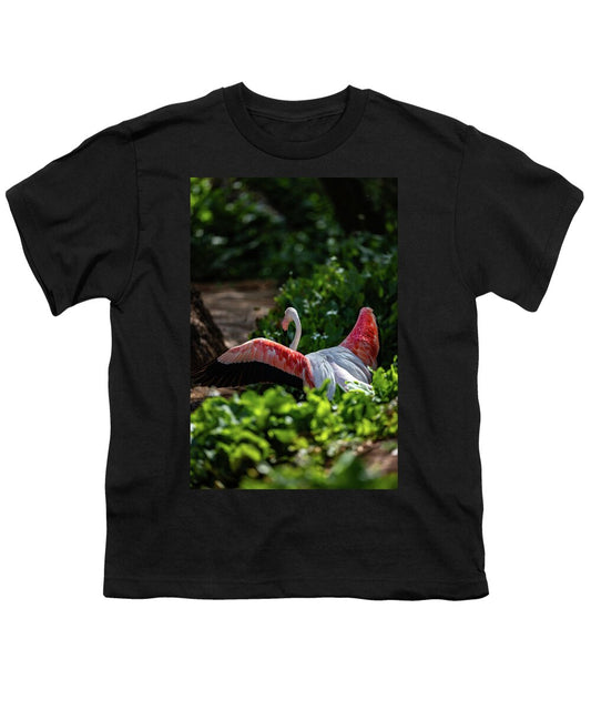 Reverse Fly Flamingo - Youth T-Shirt