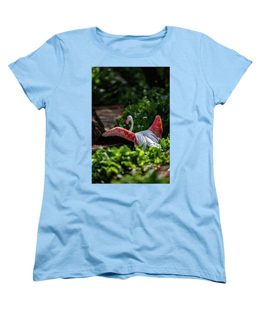 Reverse Fly Flamingo - Women's T-Shirt (Standard Fit)