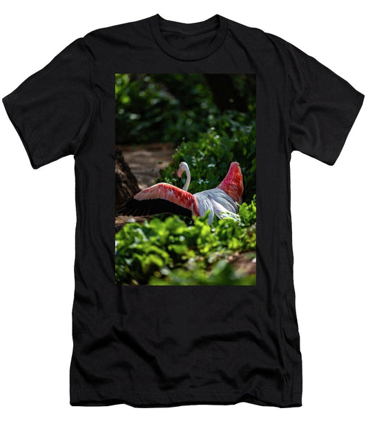 Reverse Fly Flamingo - T-Shirt