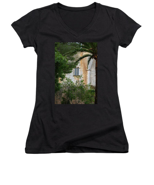 Spain Castle II - Women's V-Neck