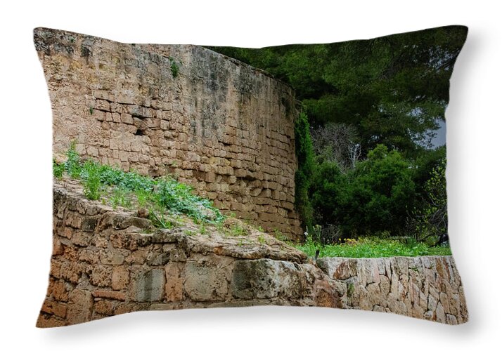 Spain Castle III - Throw Pillow