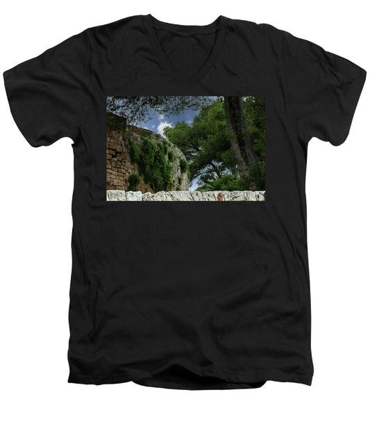 Spain Castle IV - Men's V-Neck T-Shirt