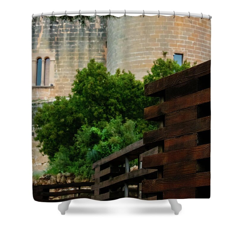 Spain Castle V - Shower Curtain