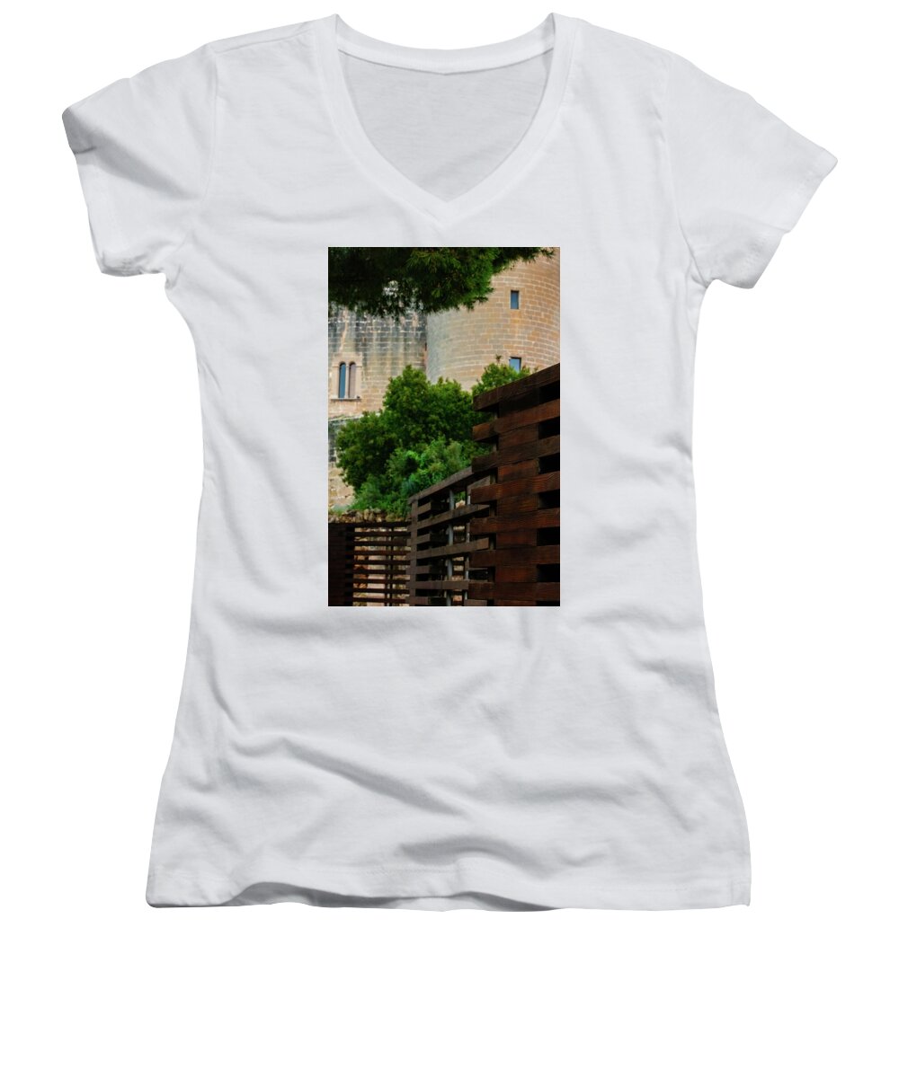 Spain Castle V - Women's V-Neck