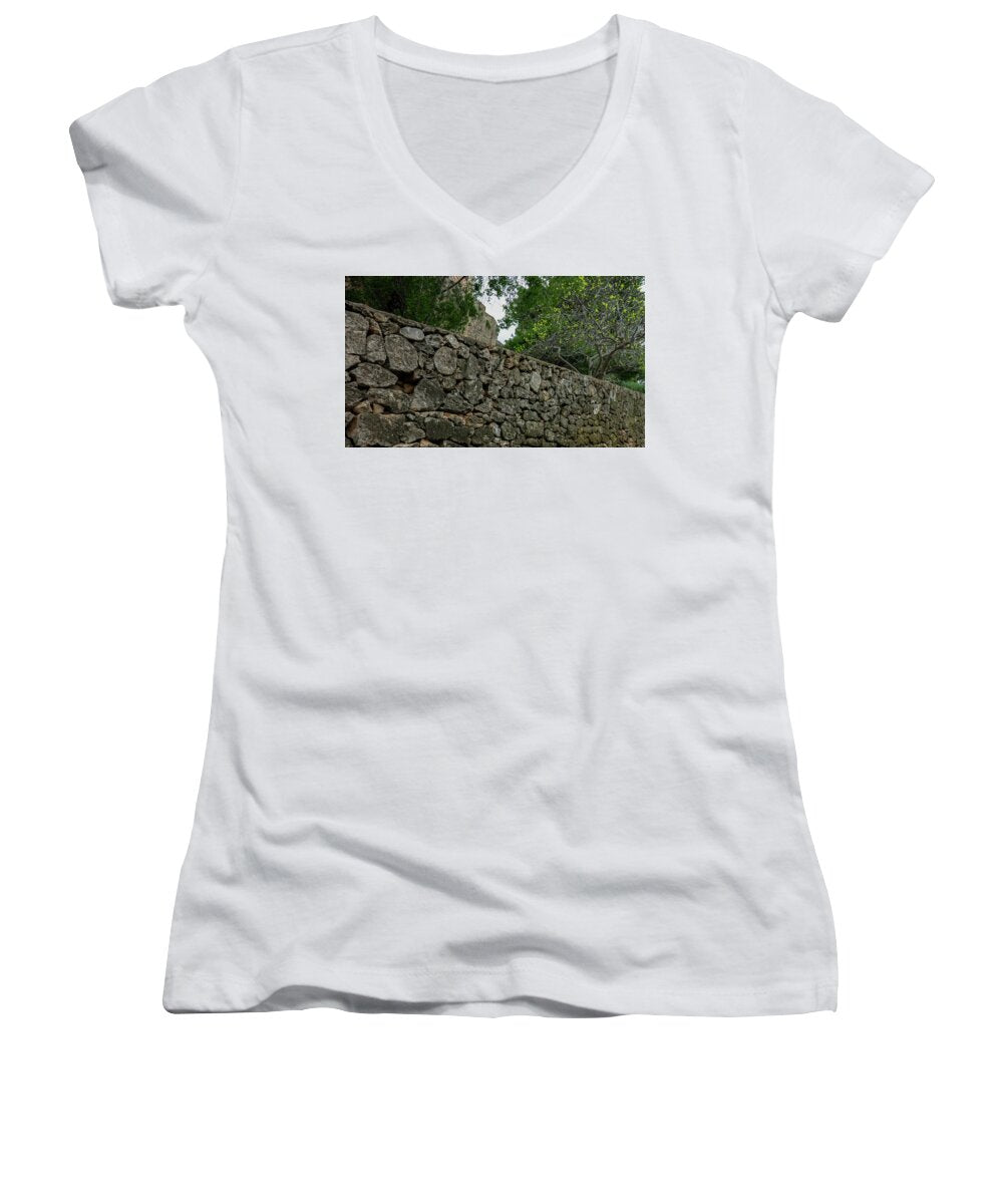 Spain Castle VII - Women's V-Neck