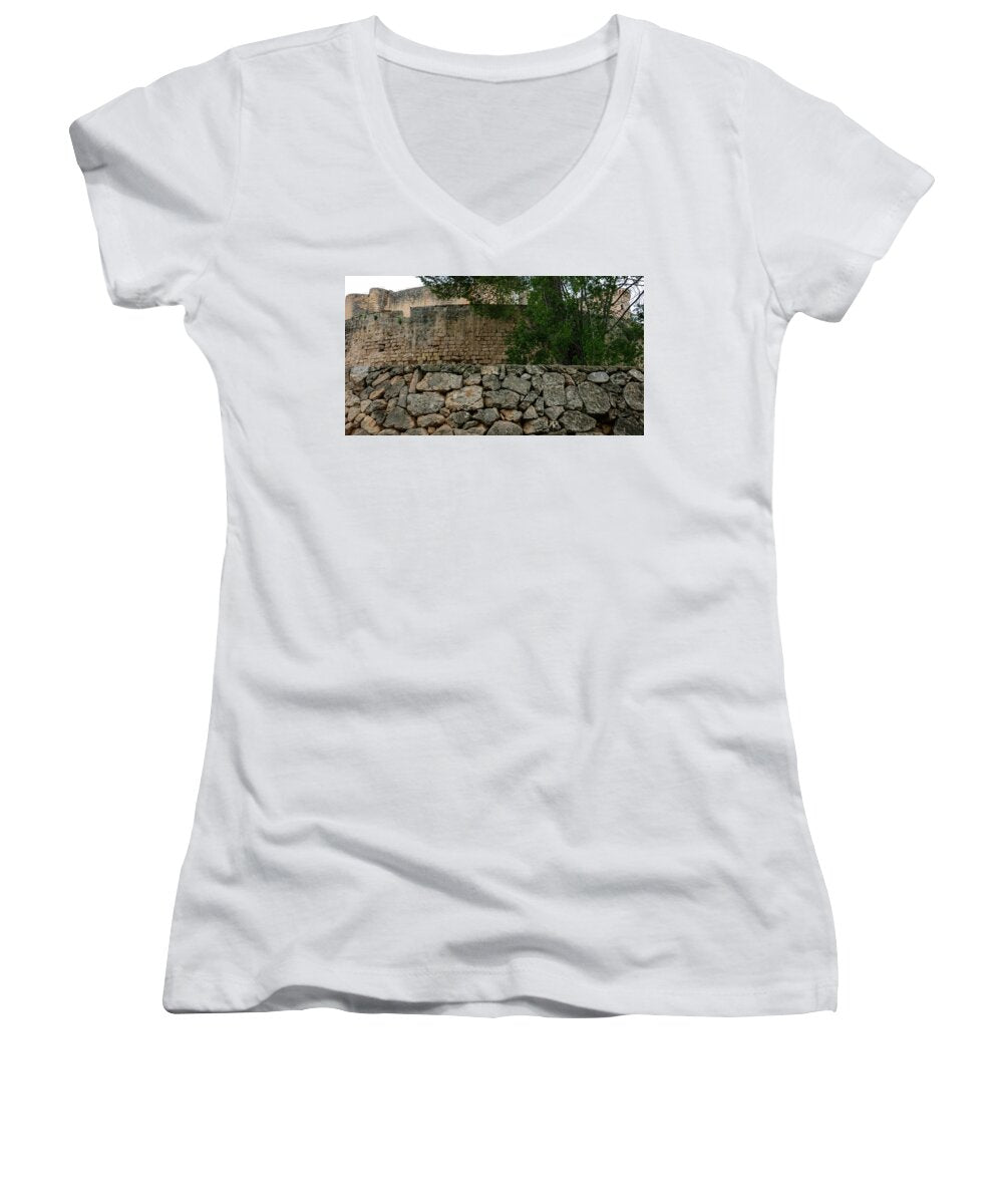 Spain Castle VIII - Women's V-Neck