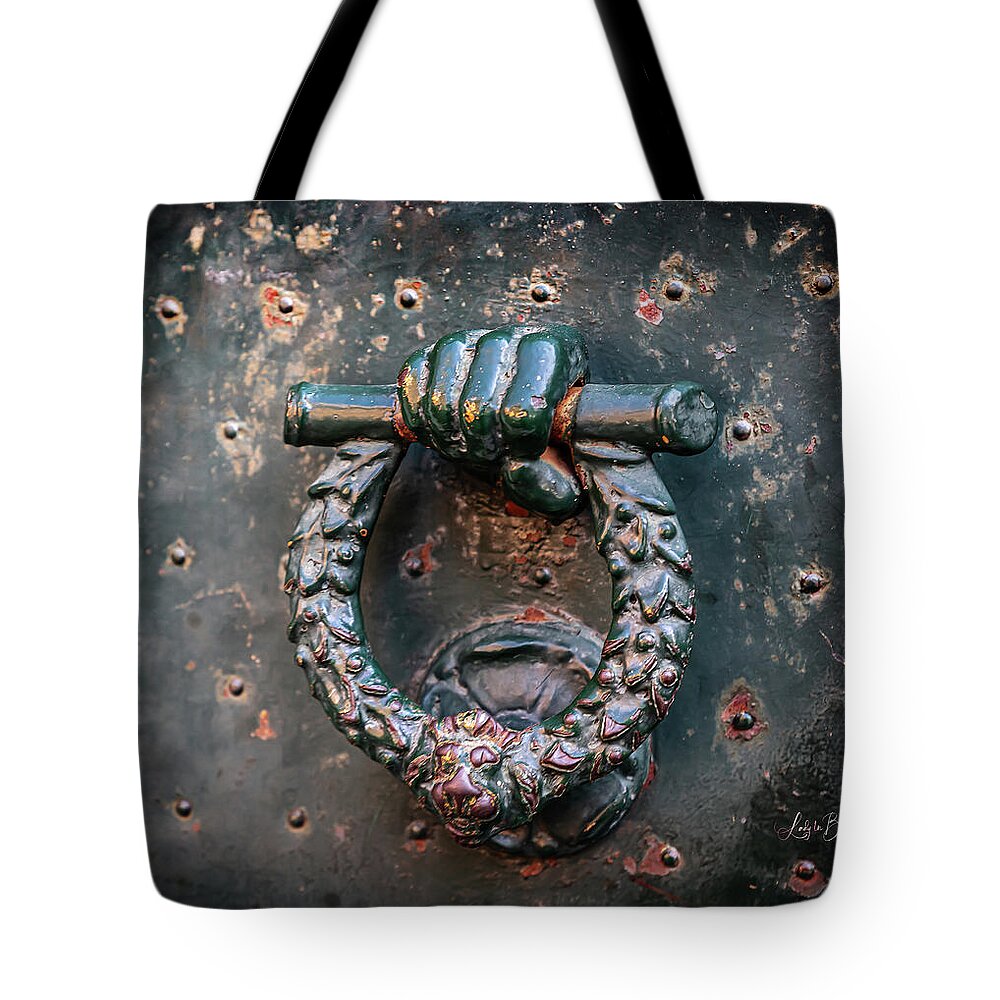 Weathered Door Knocker Italy - Tote Bag