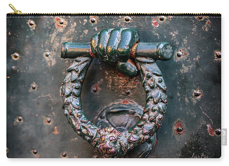 Weathered Door Knocker Italy - Zip Pouch