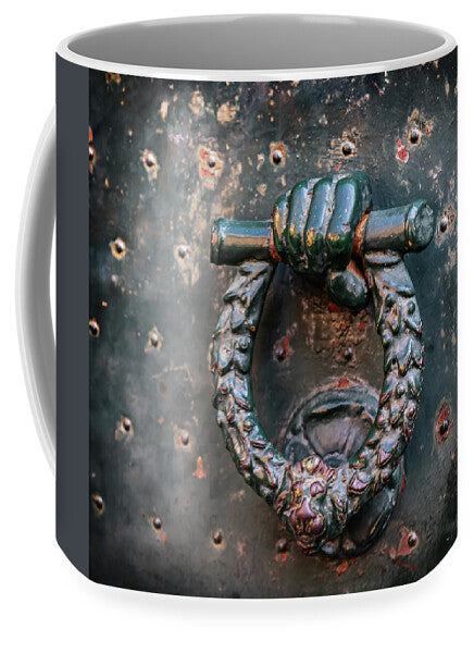 Weathered Door Knocker Italy - Mug