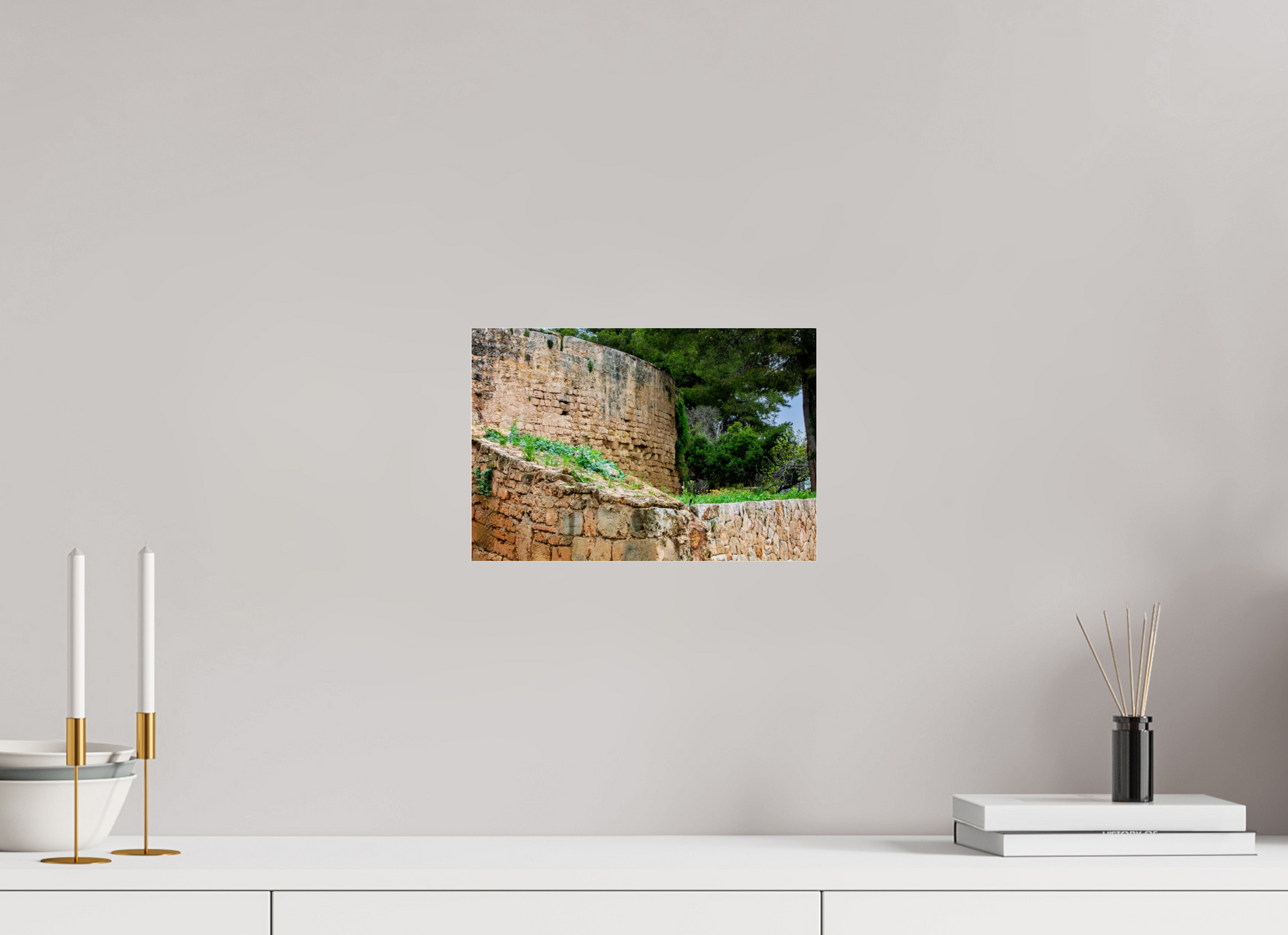 11.9 x 8″, Photo Print Under Acrylic Glass Spain Castle III