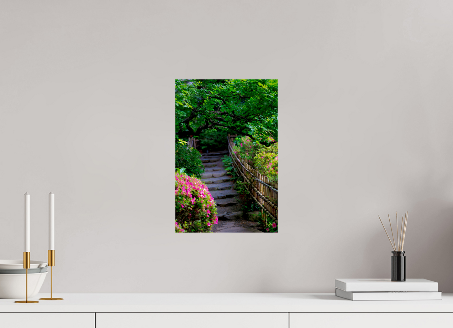 10 x 15″, Photo Print Under Acrylic Glass Gardens of Tokyo III