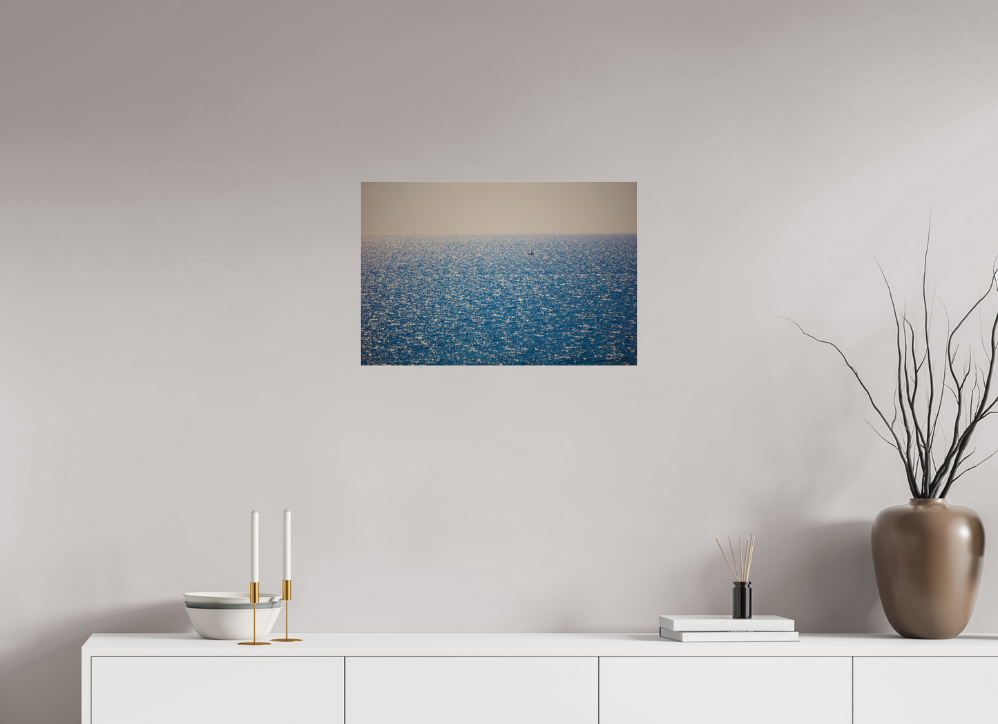 24 x 16″, Photo Print Under Acrylic Glass Sailboat of Italy