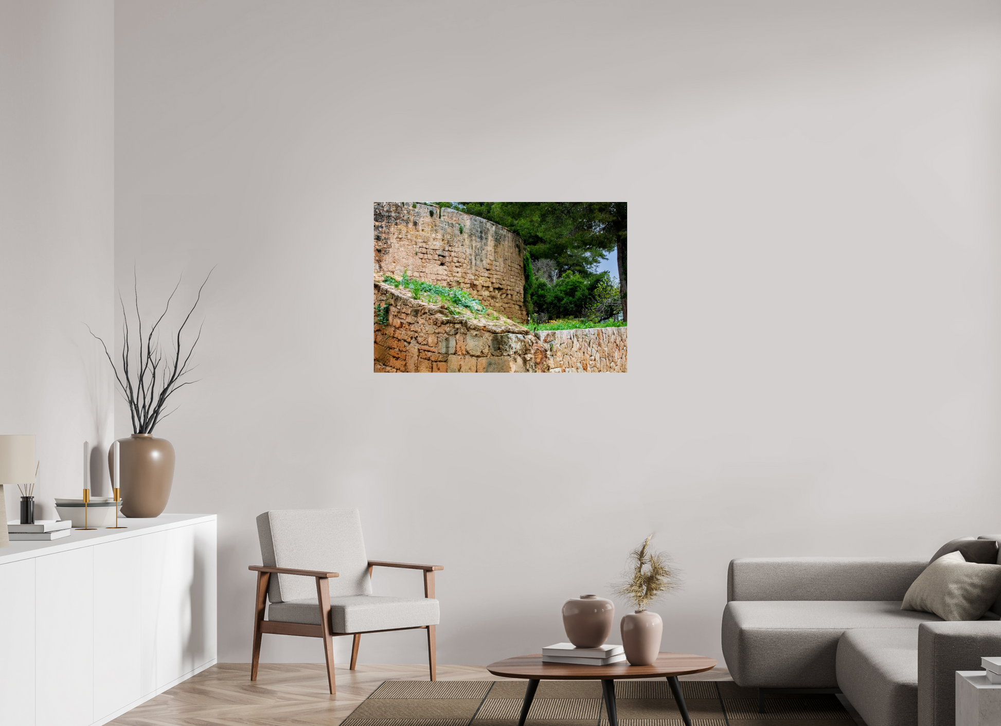 41.5 x 28″, Photo Print Under Acrylic Glass Spain Castle III