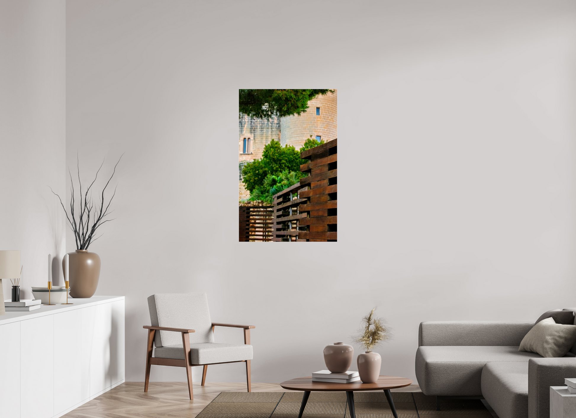 28 x 43.5″, Photo Print Under Acrylic Glass Spain Castle V