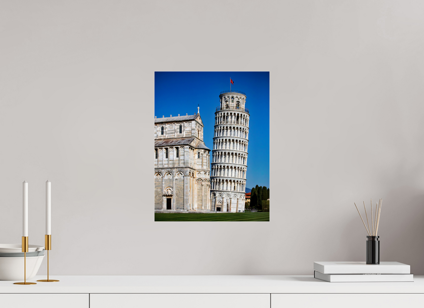 12 x 15.6″, Photo Print Under Acrylic Glass Piazza dei Miracoli