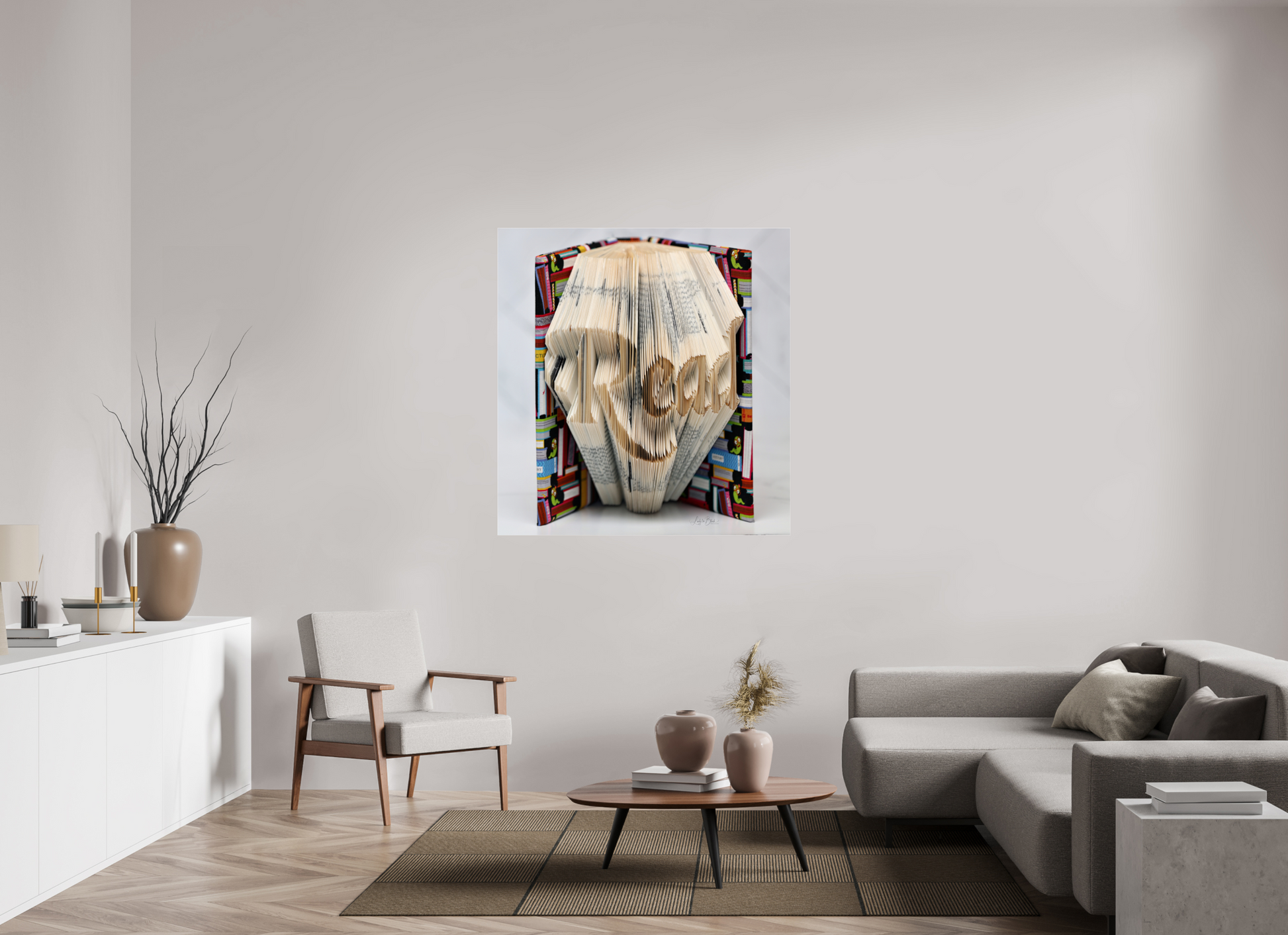 47 x 49.3″, Photo Print Under Acrylic Glass Read