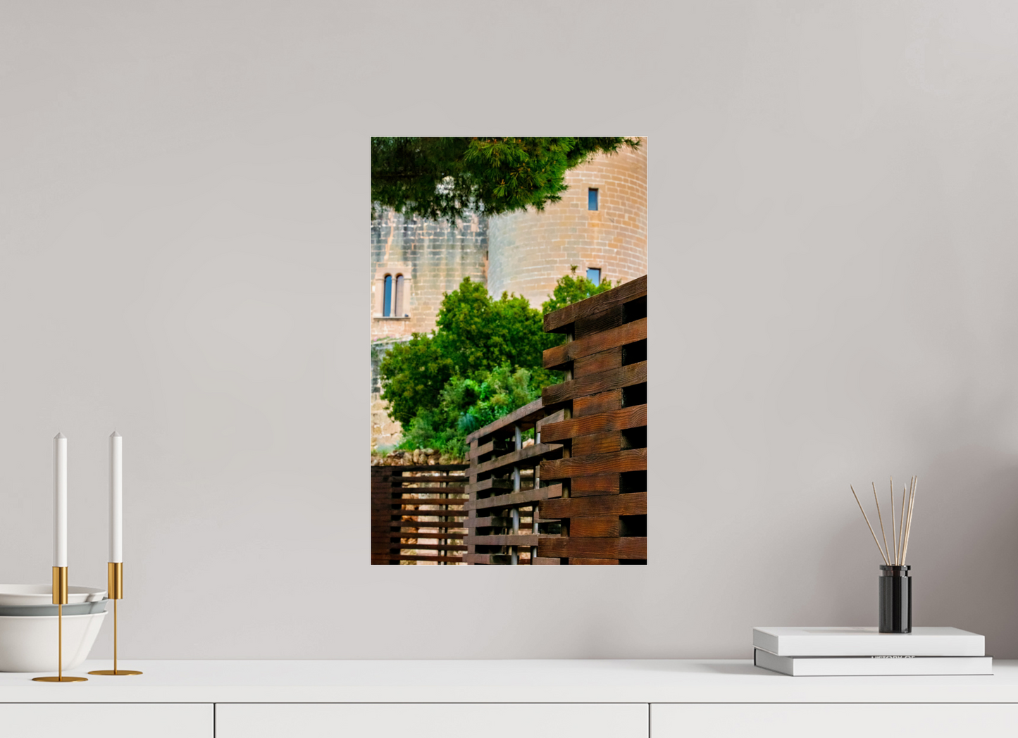 12 x 18.6″, Photo Print Under Acrylic Glass Spain Castle V