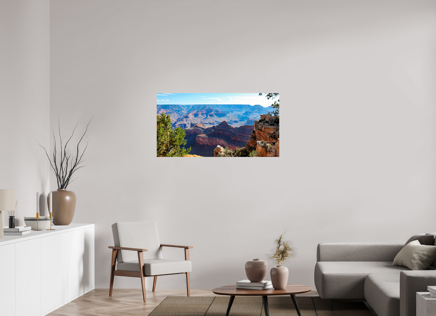 46.1 x 24″, Photo Print Under Acrylic Glass Grand Canyon