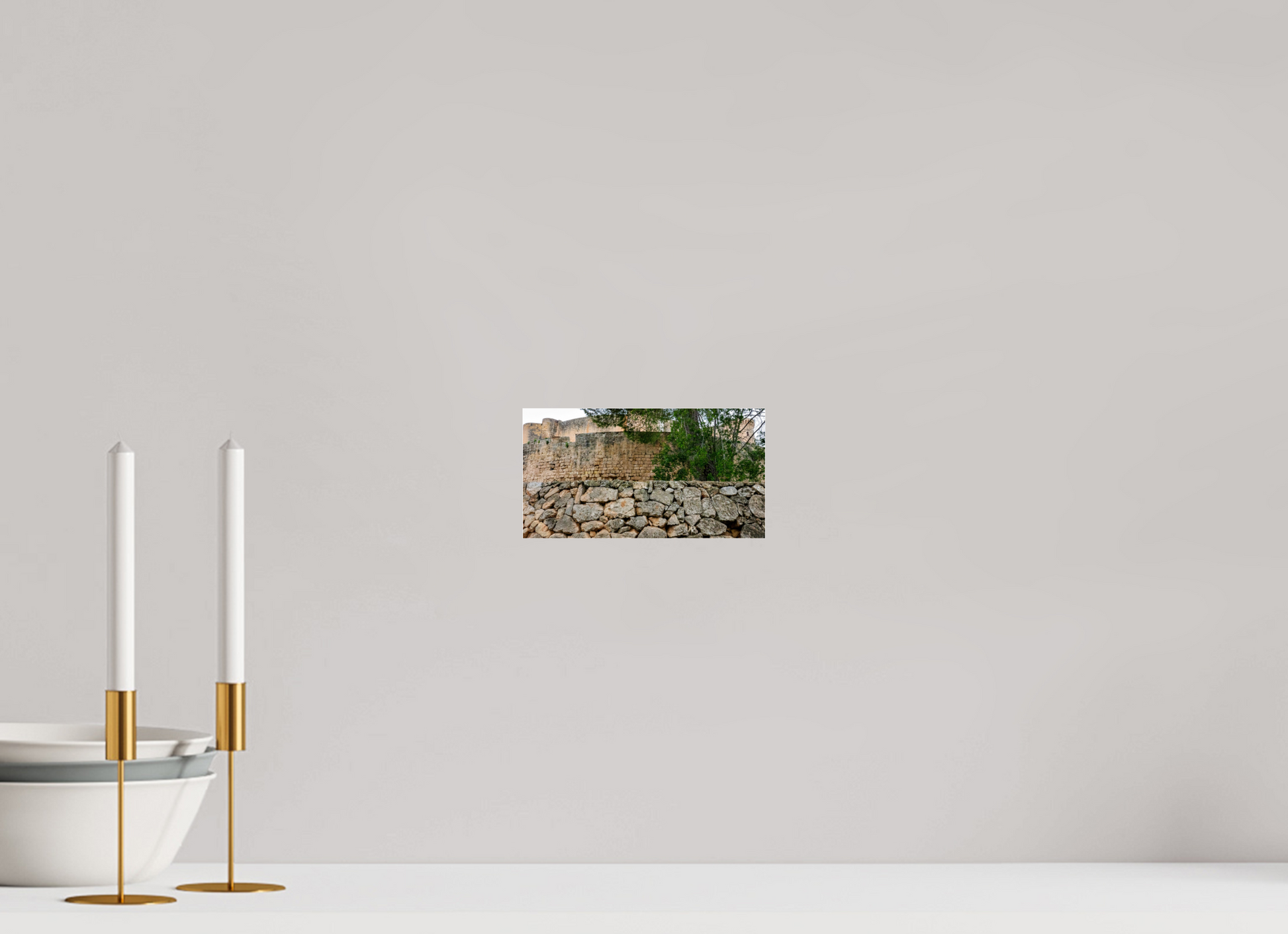 7.5 x 4″, Photo Print Under Acrylic Glass Spain Castle VIII