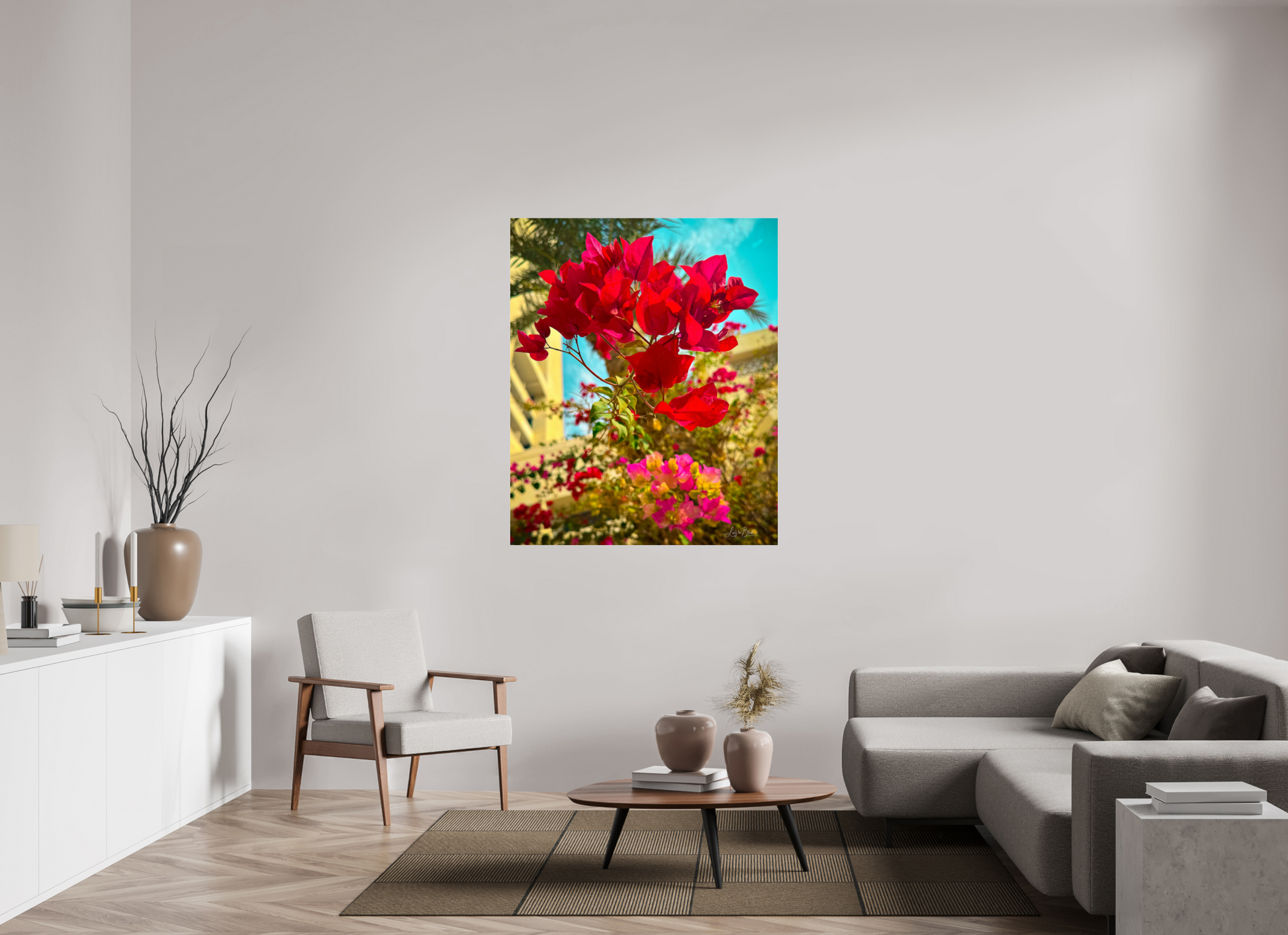 43 x 52.5″, Photo Print Under Acrylic Glass Gardens II