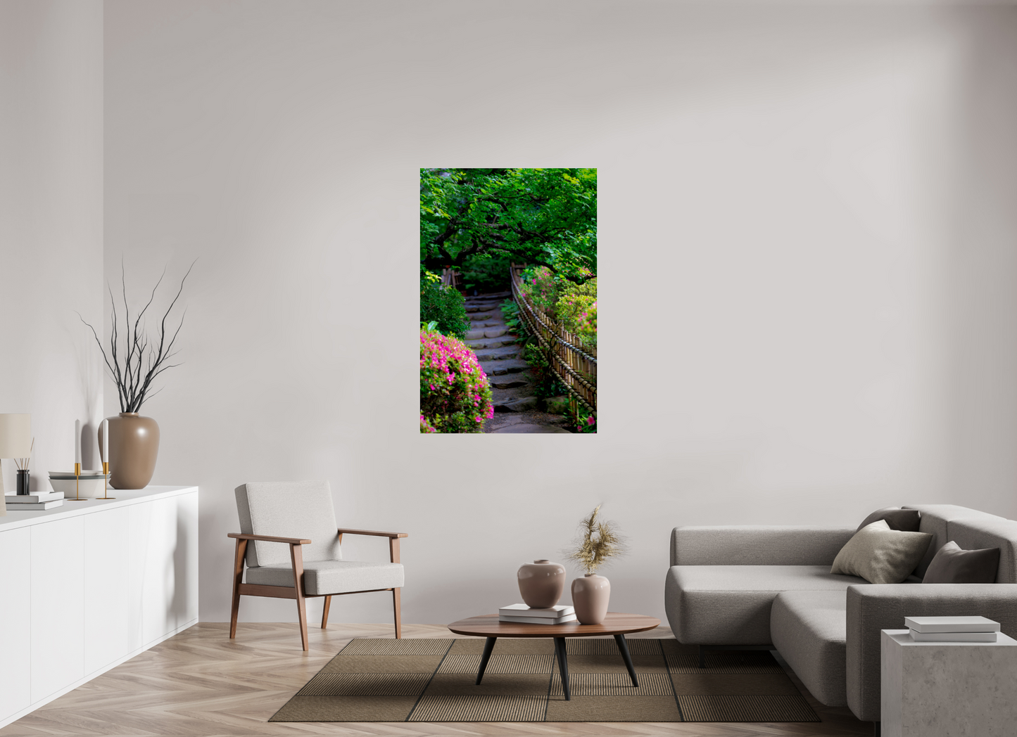 36 x 54″, Photo Print Under Acrylic Glass Gardens of Tokyo III
