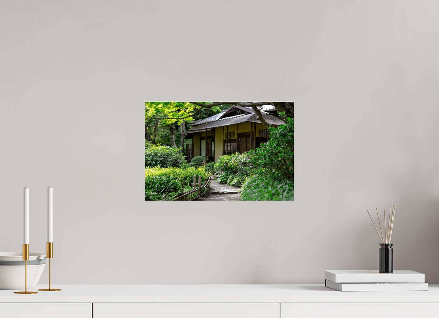 15 x 10″, Photo Print Under Acrylic Glass Gardens of Tokyo VI